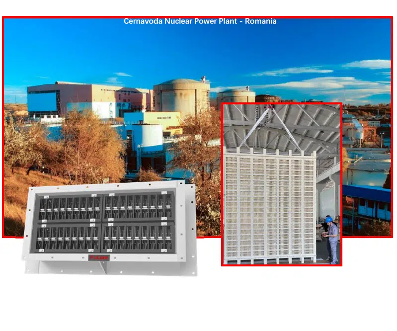 FUCARE delivering its flag protection products, FC-RBV-11 high-performance blast valve to protect nuclear power plant in Europe